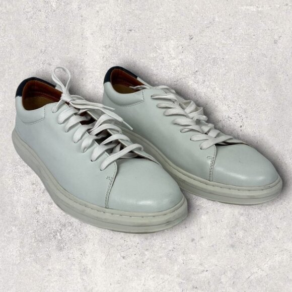 NEW Nordstrom BP Venice Low Top White Sneakers Size 46 or 13‎ Classic Leather - Picture 3 of 9
